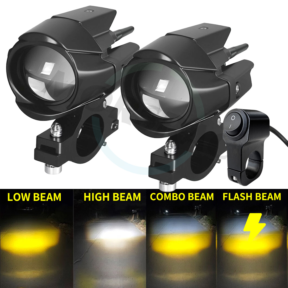 오토바이 보조 LED 헤드라이트, 추가 ATV 모토 스 - Sos Light Strobe 리뷰 및 가격