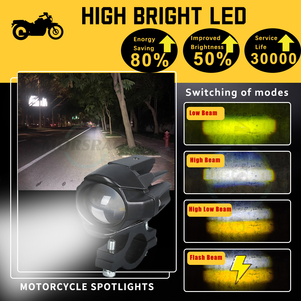 오토바이 보조 LED 헤드라이트, 추가 ATV 모토 스 - Sos Light Strobe 리뷰 및 가격