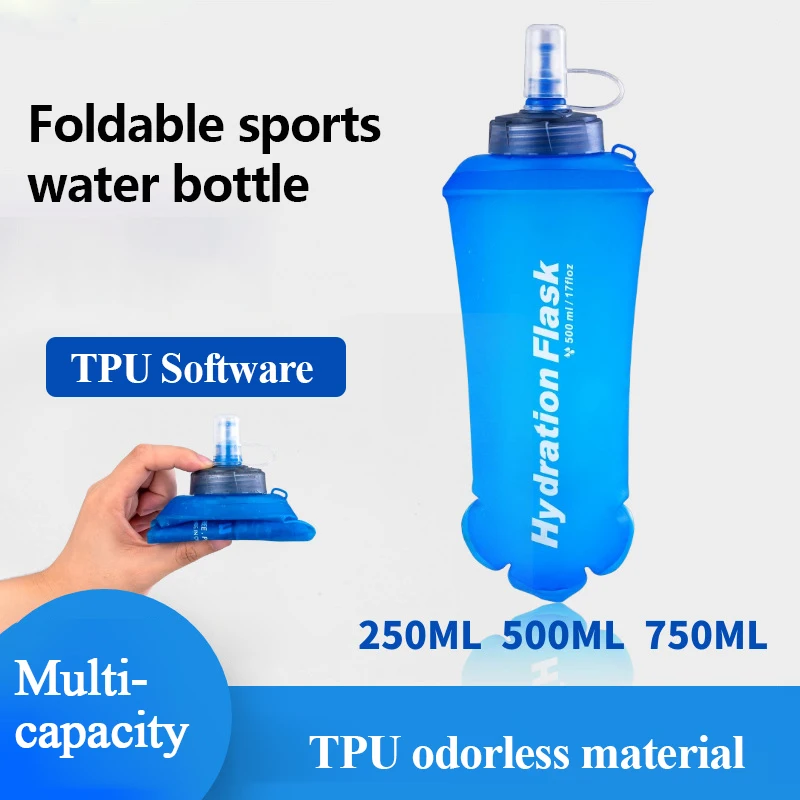 250ml 500ml 750ml 휴대용 접이식 물병 야 - Water Bag Collapsible 리뷰 및 가격
