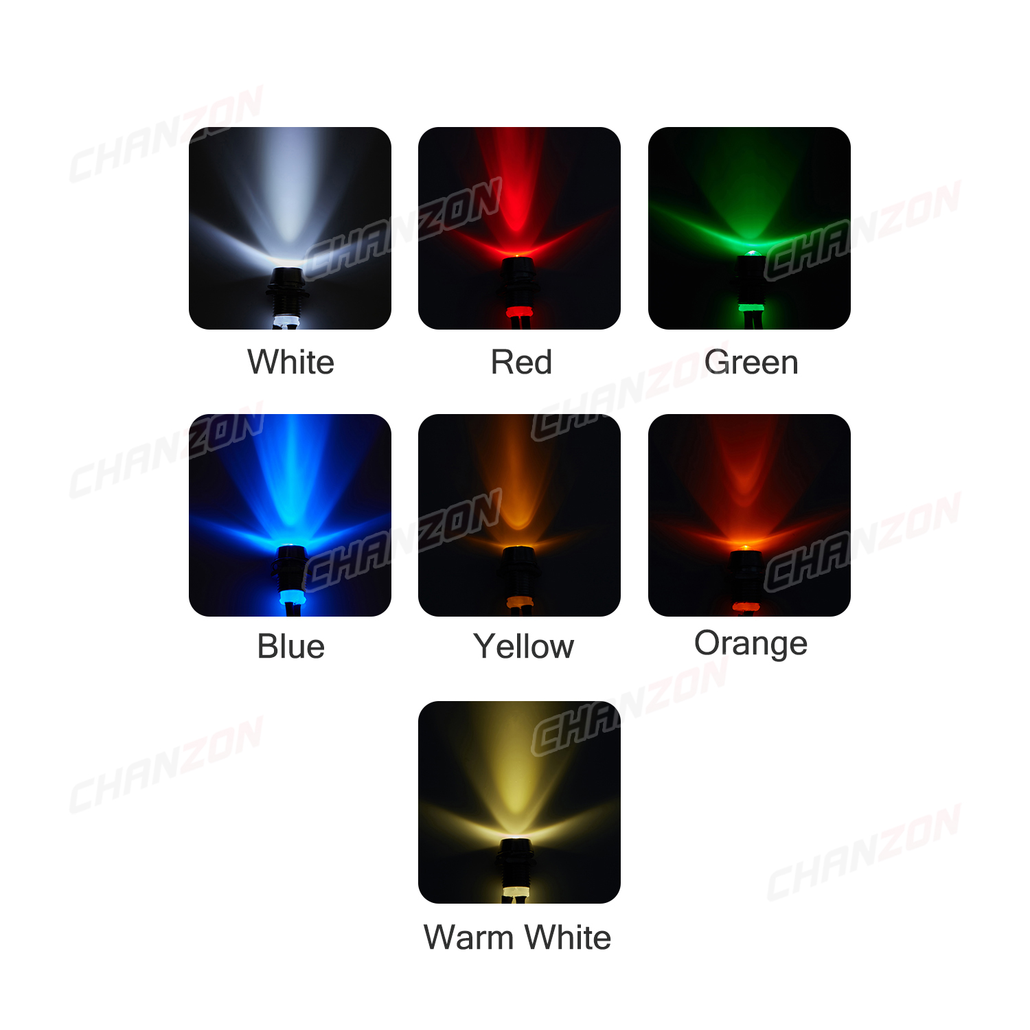 5Pcs 12V LED 8mm 표시기 따뜻한 흰색 빨간 - Signal Panel Orange 리뷰 및 가격